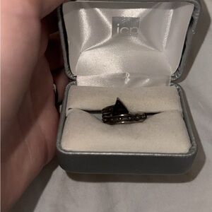 ICP Red Ruby Ring in Silver Setting